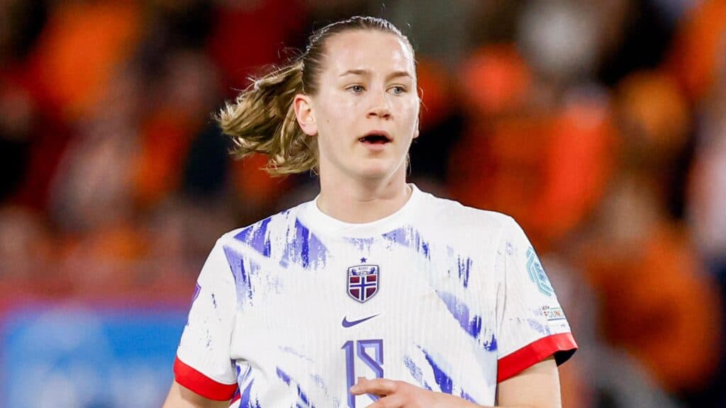Elisabeth Terland anotou um hat-trick contra a Romênia - Foto: Divulgação/Fifa