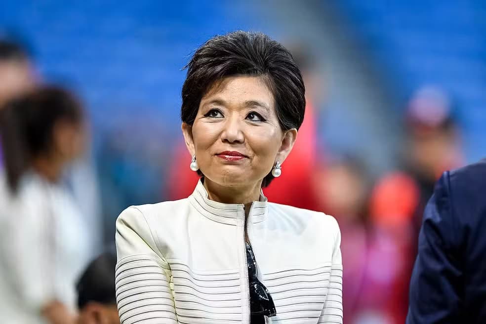 Michele Kang se tornou presidente do Olympique Lyonnais e diretora executiva do Eagle Football Group em junho de 2025 - Foto: Divulgação/OL Lyonnes