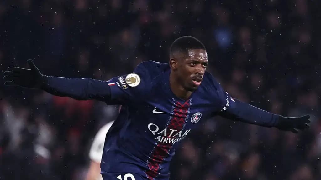 Ousmane Dembélé, jogador do PSG - Foto: Reprodução/Uefa