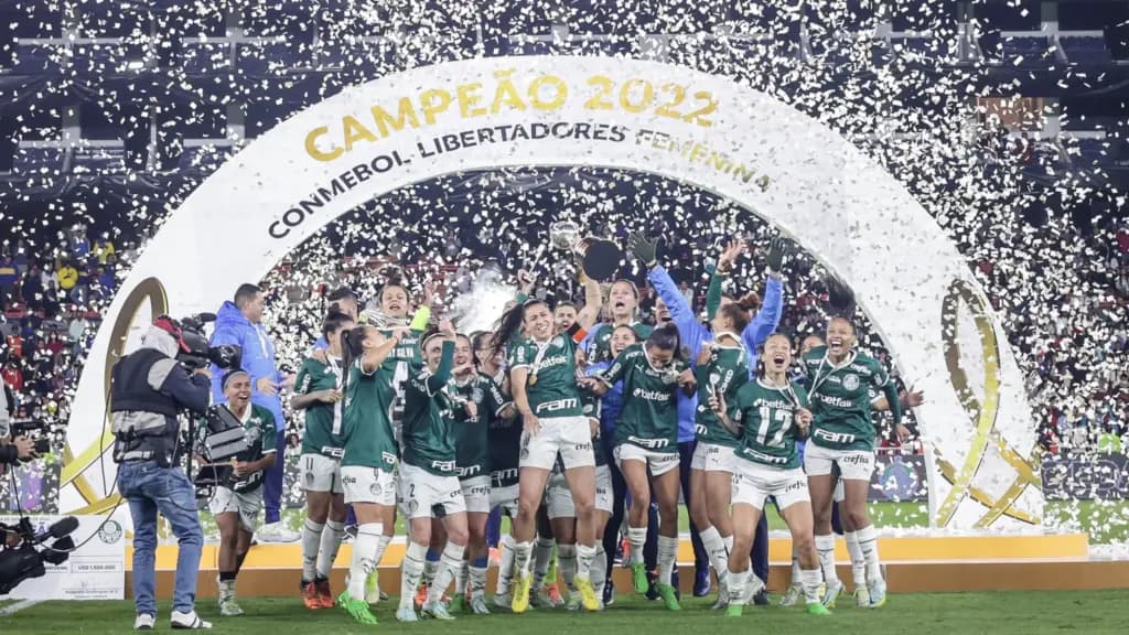 Palestrinas alcançaram a glória eterna na primeira tentativa - Foto: Divulgação/Conmebol