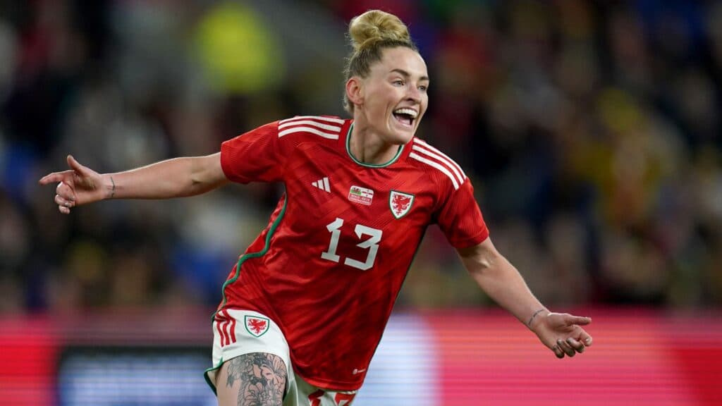 Rachel Rowe marcou o único gol do jogo - Foto: Divulgação