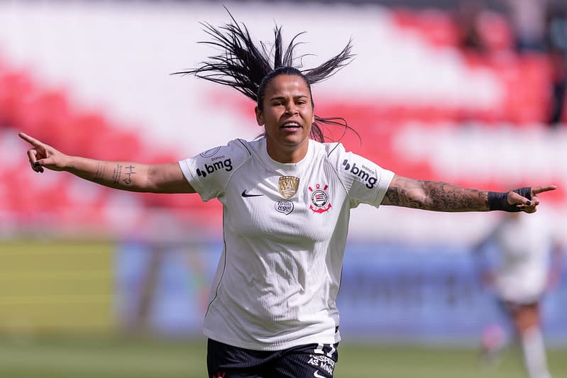Vic Albuquerque marcou o primeiro gol do Corinthians - Foto: Divulgação/Conmebol