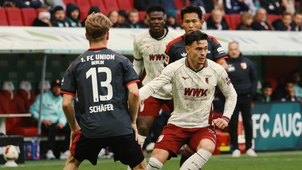 Augsburg empata em 1 a 1 com o Union Berlin pelo Campeonato Alemão