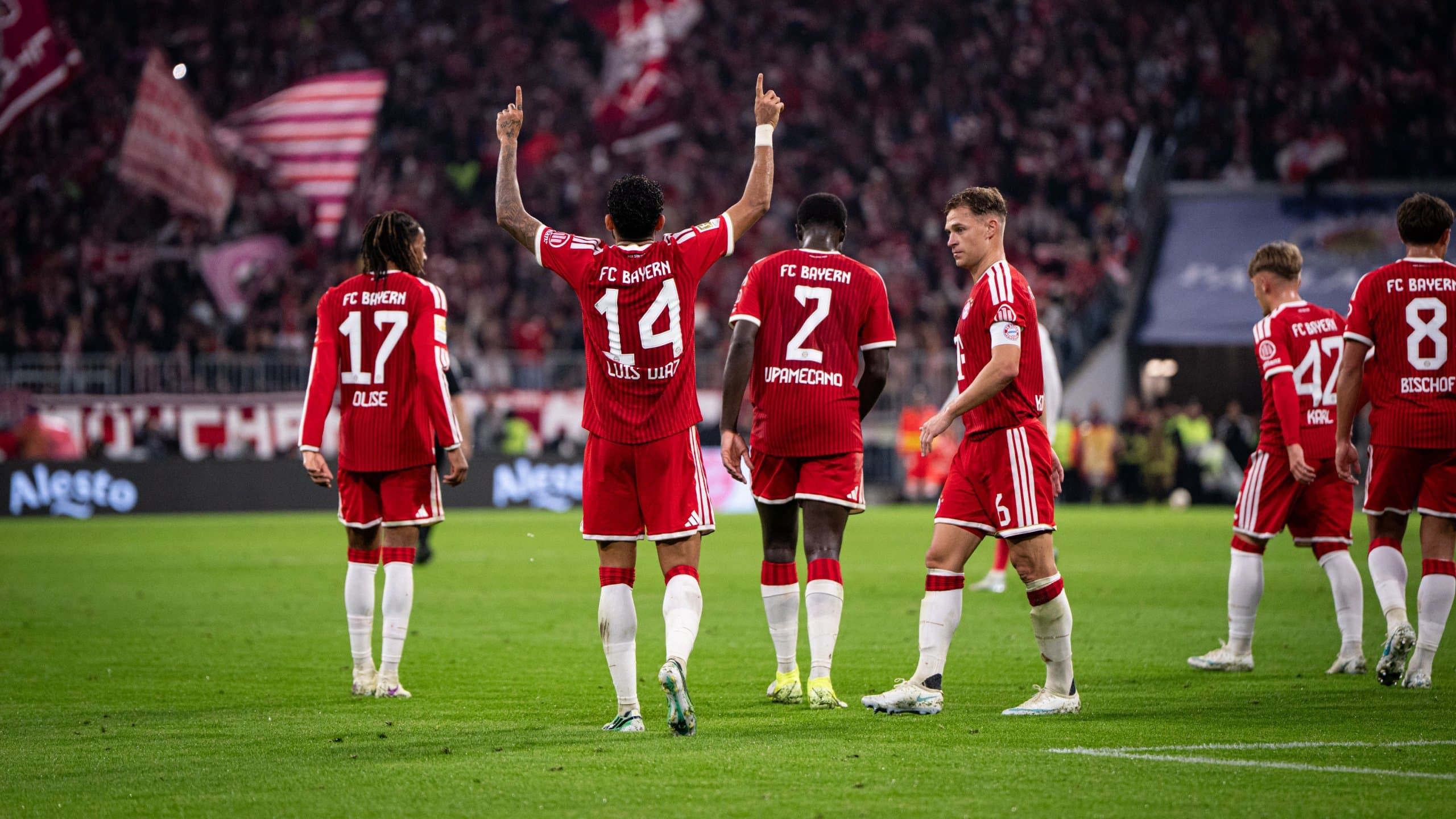 Bayern goleou o Leipzig, na Arena de Munique