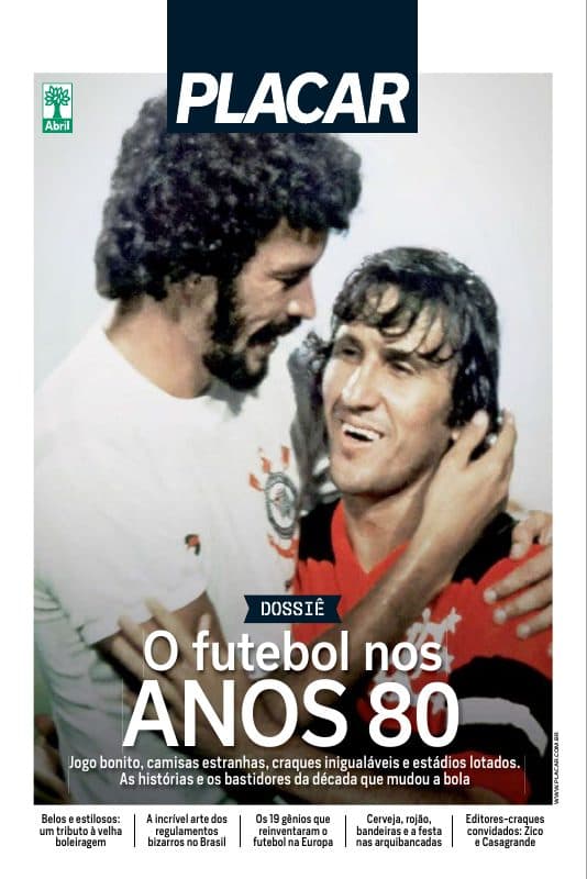 Capa da edição Dossiê: O futebol nos ANOS 80 da revista PLACAR