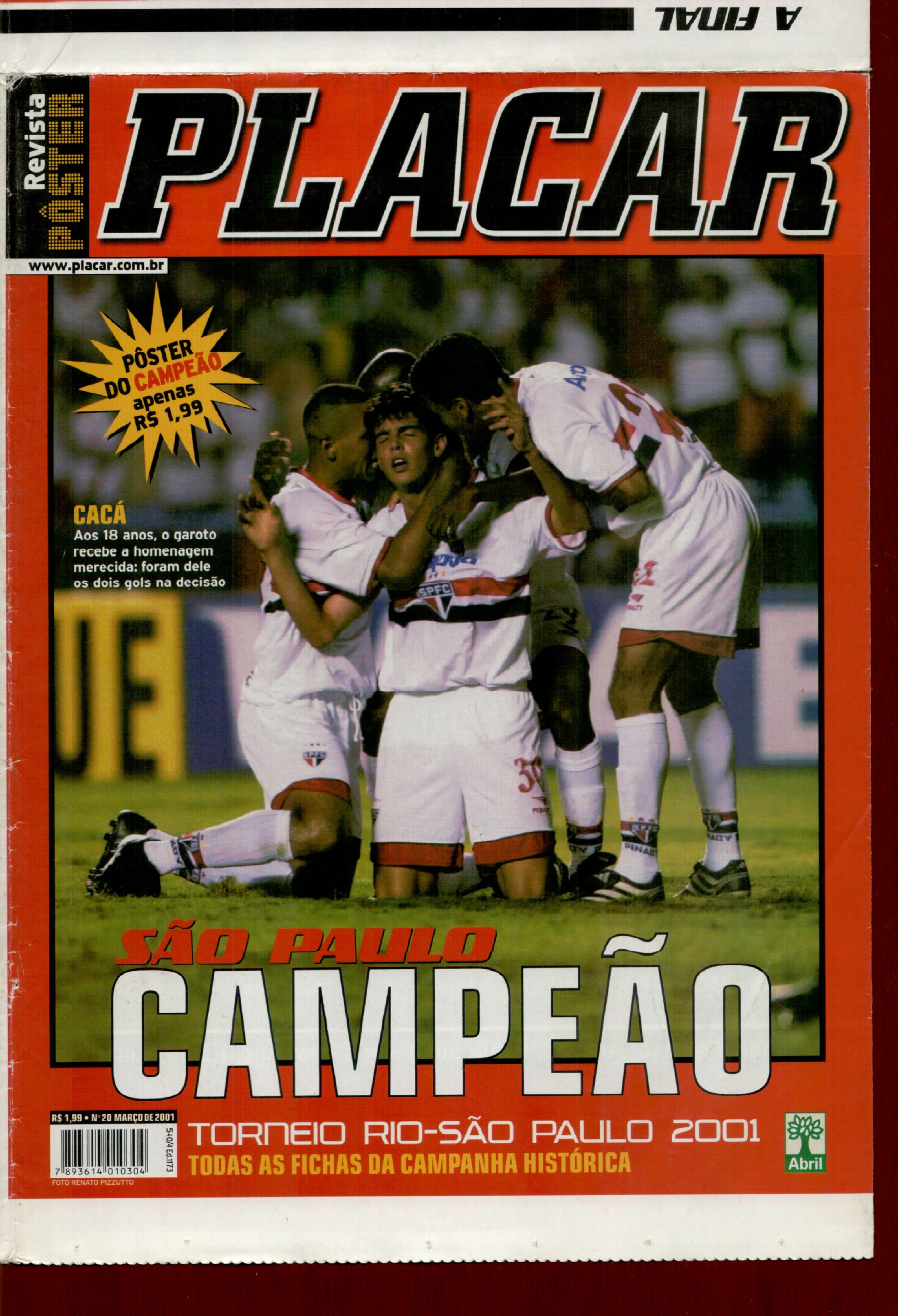 Capa da edição Nº 1173A da revista PLACAR
