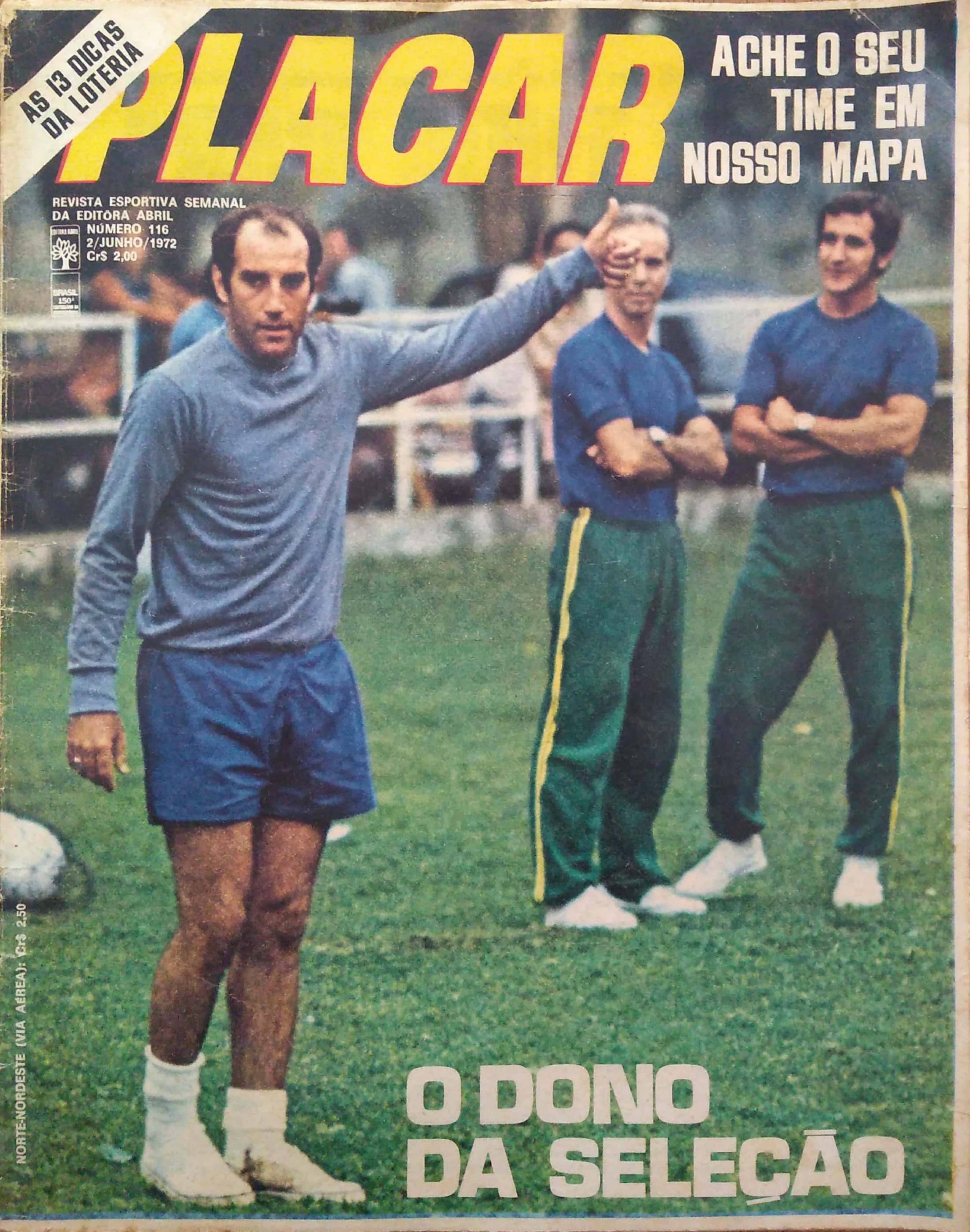 Capa da edição O Dono da Seleção da revista PLACAR