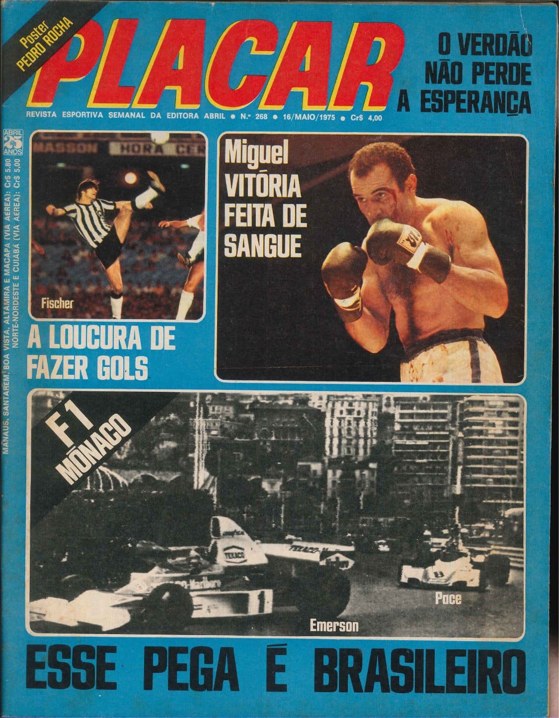 Capa da edição O Verdão não perde a esperança da revista PLACAR