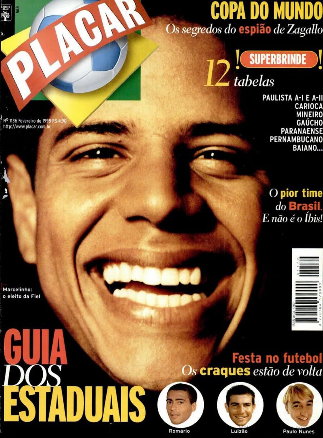 Capa da edição Nº 1136 da revista PLACAR
