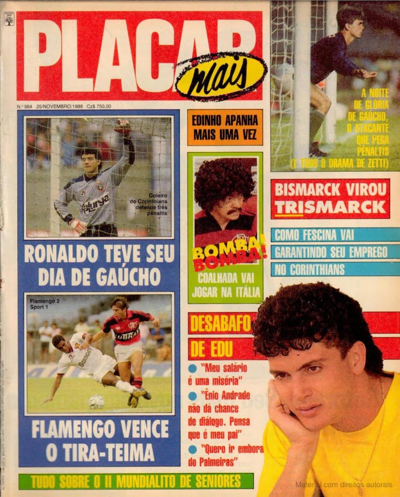 Capa da edição Nº 964 da revista PLACAR