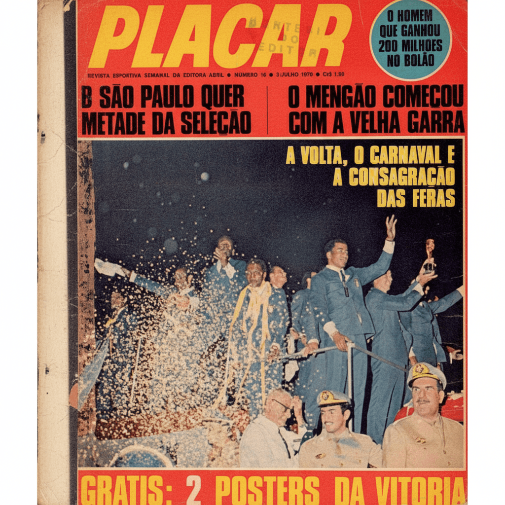 Capa da edição A volta, o carnaval e a consagração das feras da revista PLACAR