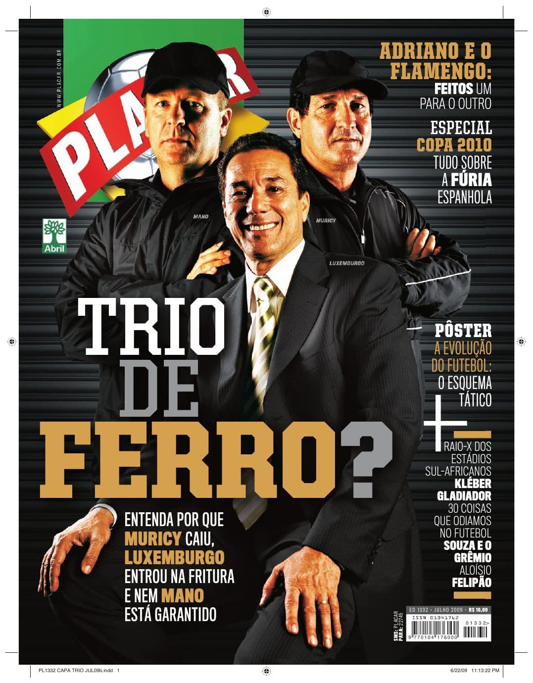 Capa da edição Nº 1332 da revista PLACAR
