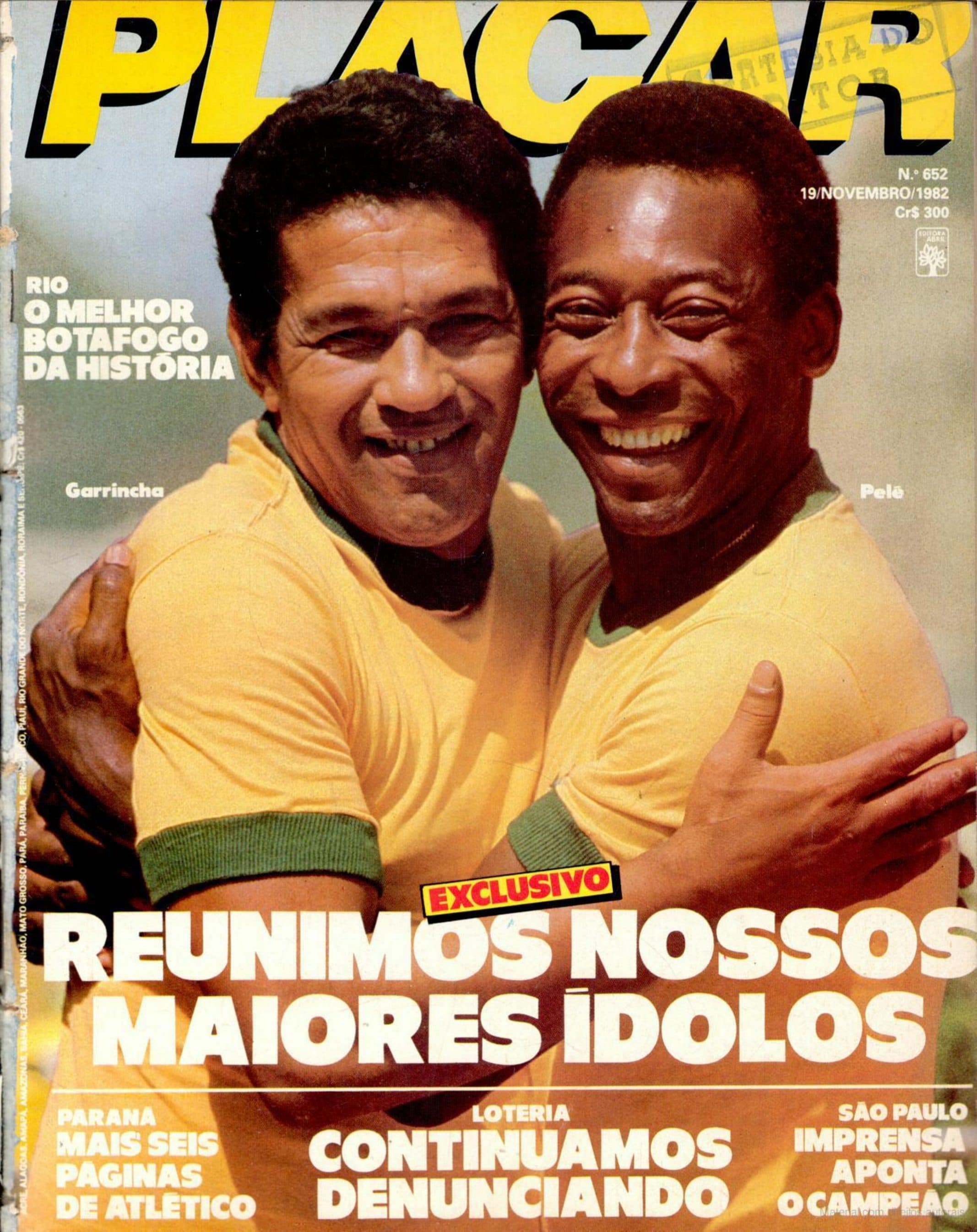 Capa da edição Exclusivo: reunimos nossos maiores ídolos da revista PLACAR