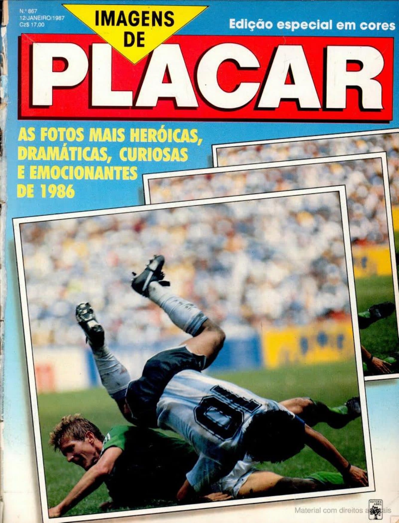 Capa da edição Especial Imagens de Placar da revista PLACAR