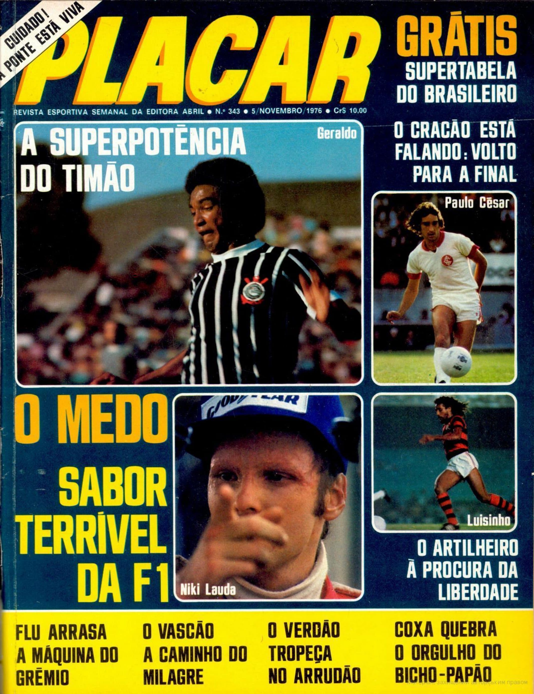 Capa da edição CUIDADO! PONTE ESTÁ VIVA da revista PLACAR