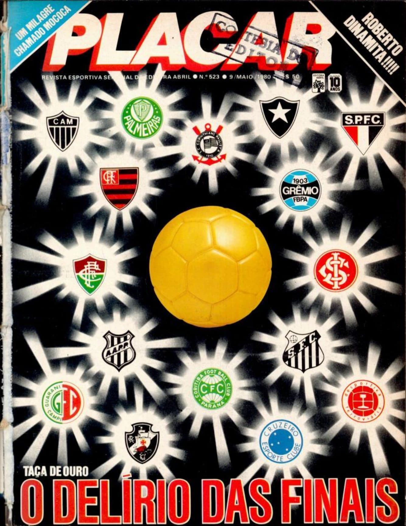Capa da edição: Taça de Ouro: O delírio das finais