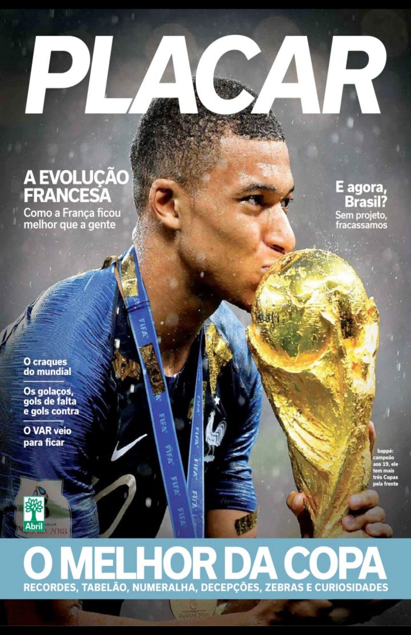 Capa da edição A Evolução Francesa da revista PLACAR