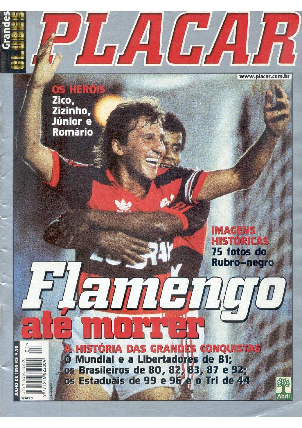 Capa da edição julho de 1999 da revista PLACAR