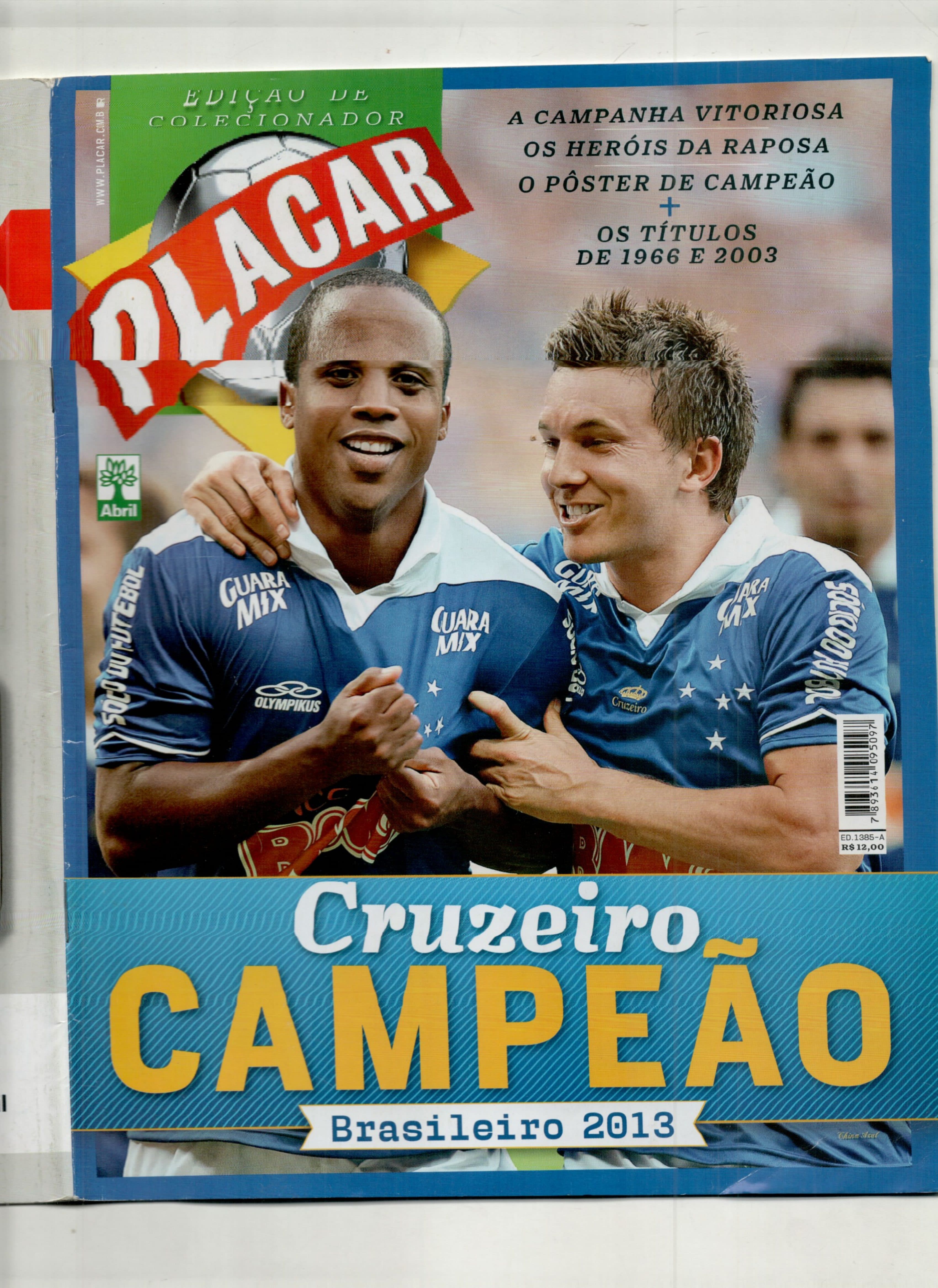 Capa da edição Nº 1385A da revista PLACAR