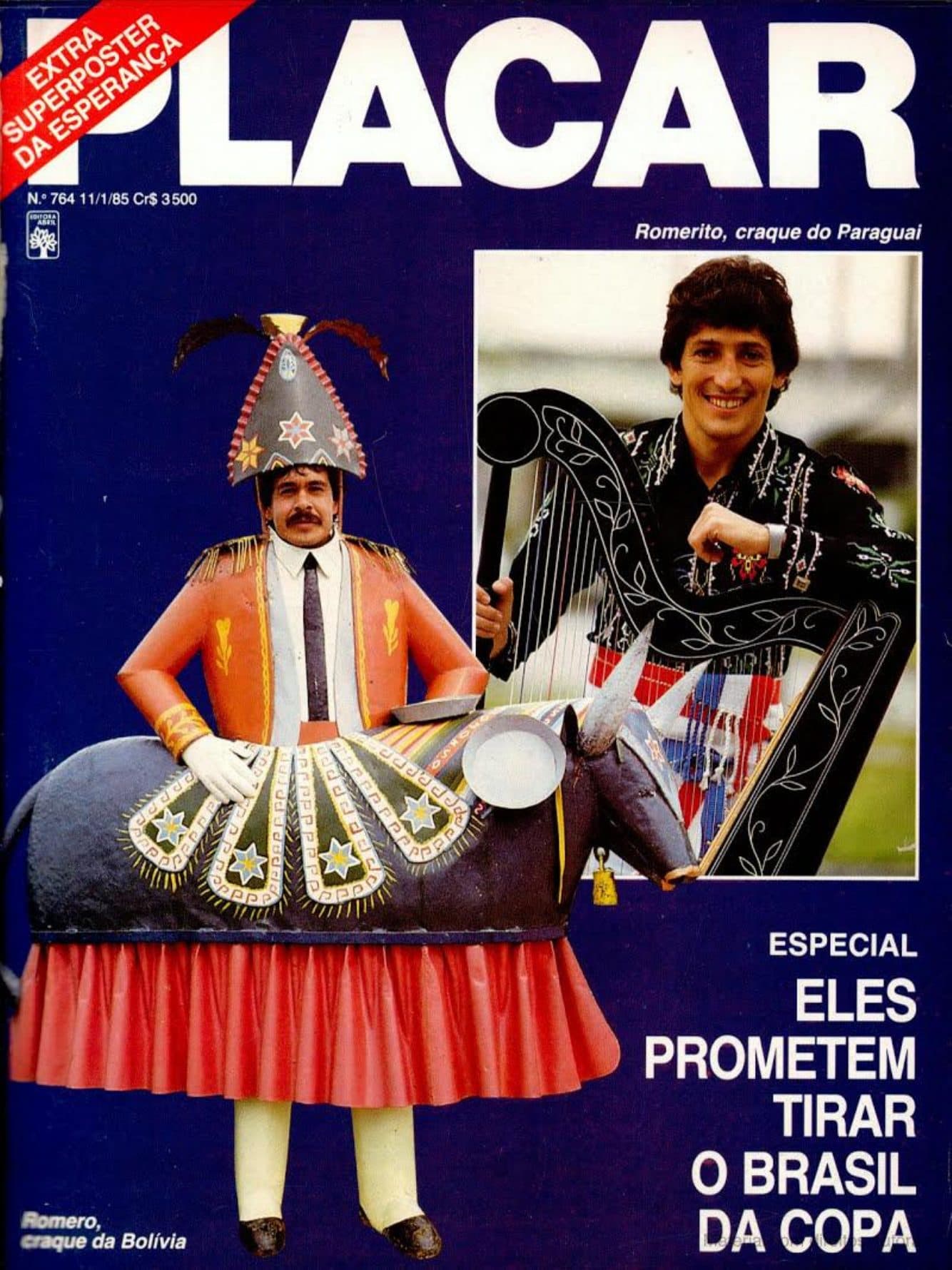 Capa da edição Nº 764 da revista PLACAR