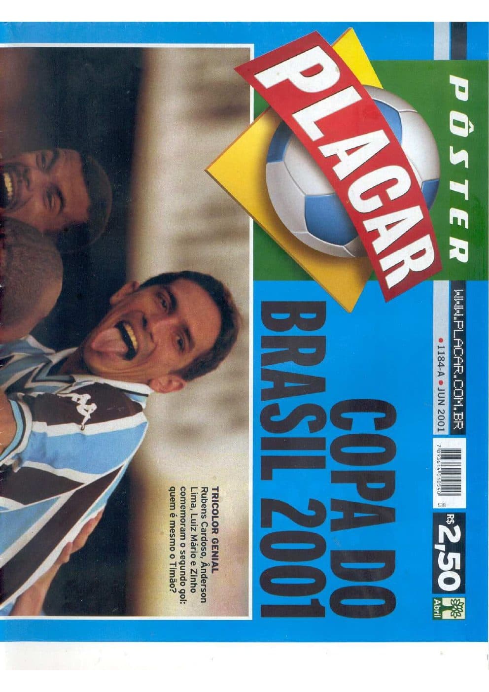 Capa da edição Nº 1184A da revista PLACAR
