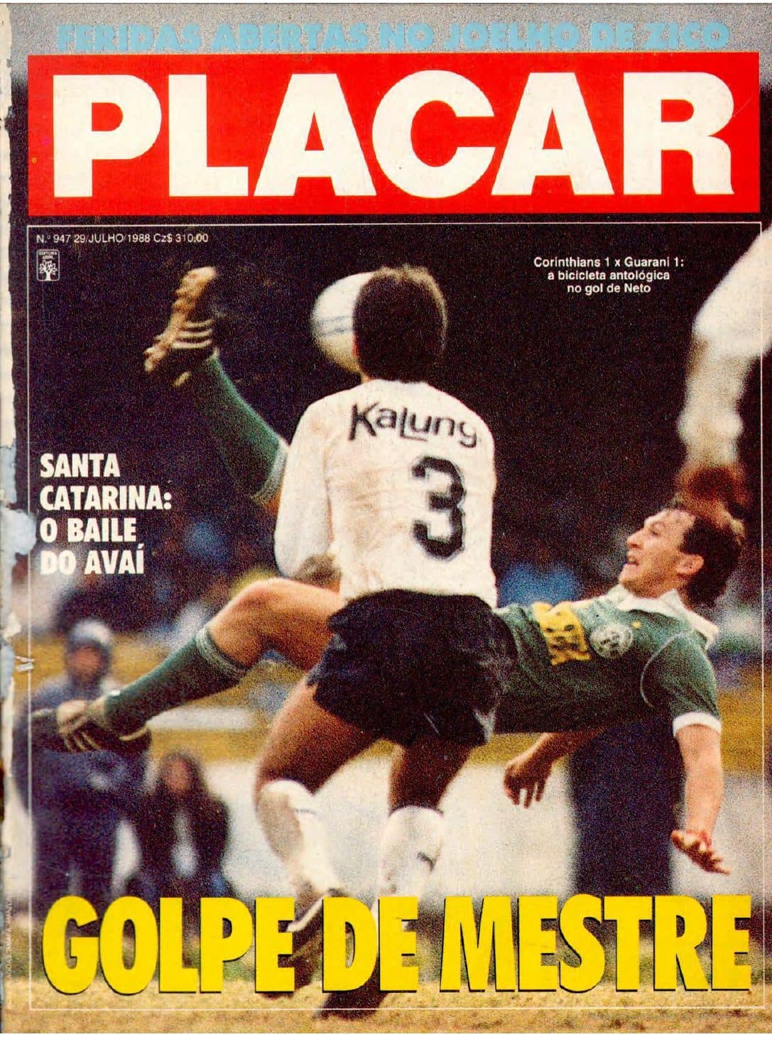 Capa da edição Nº 947 da revista PLACAR