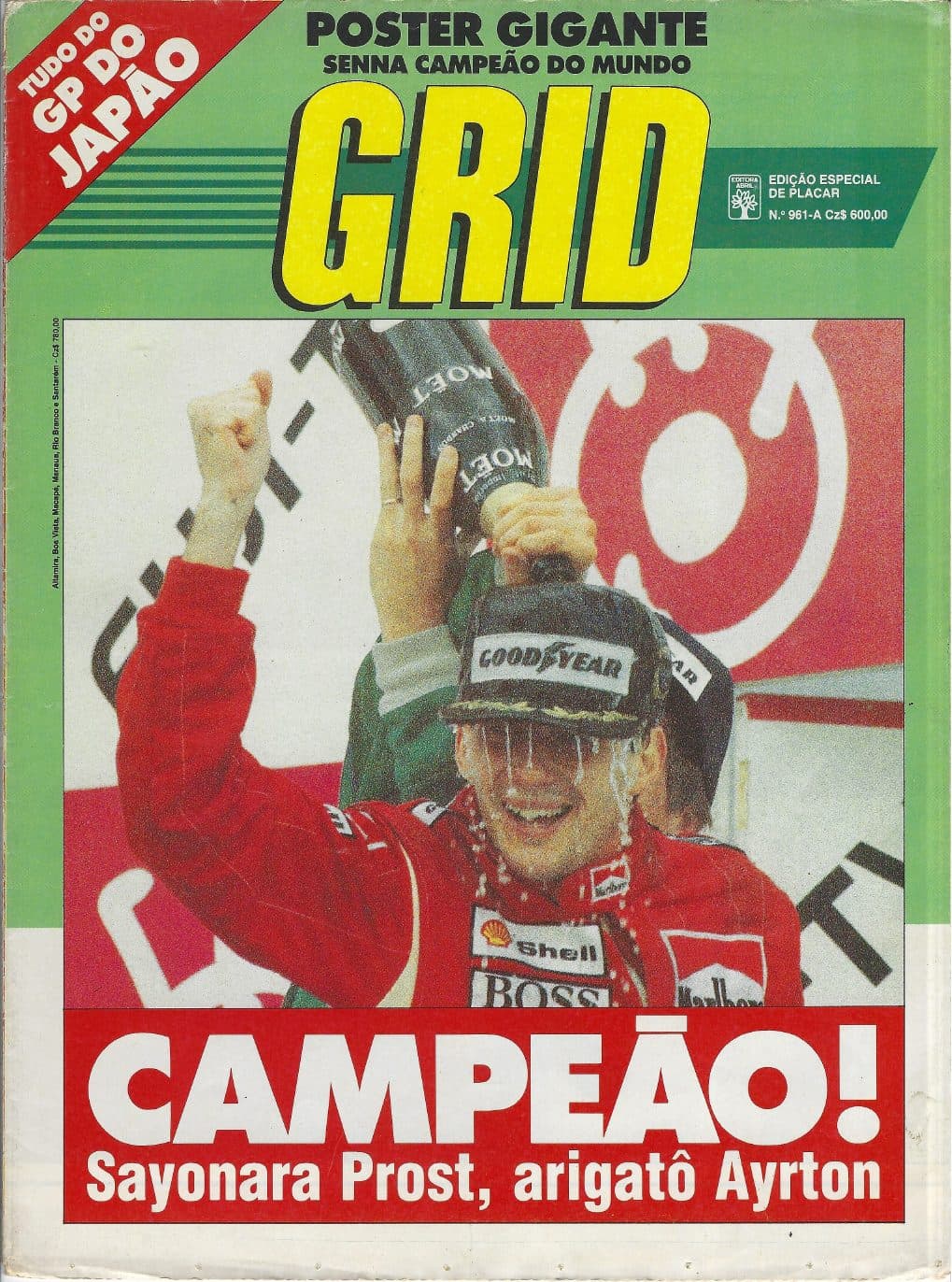 Capa da edição Nº 961A da revista PLACAR