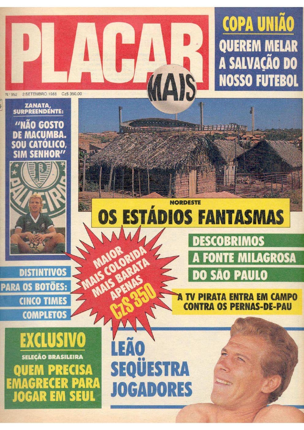 Capa da edição Nº 952 da revista PLACAR