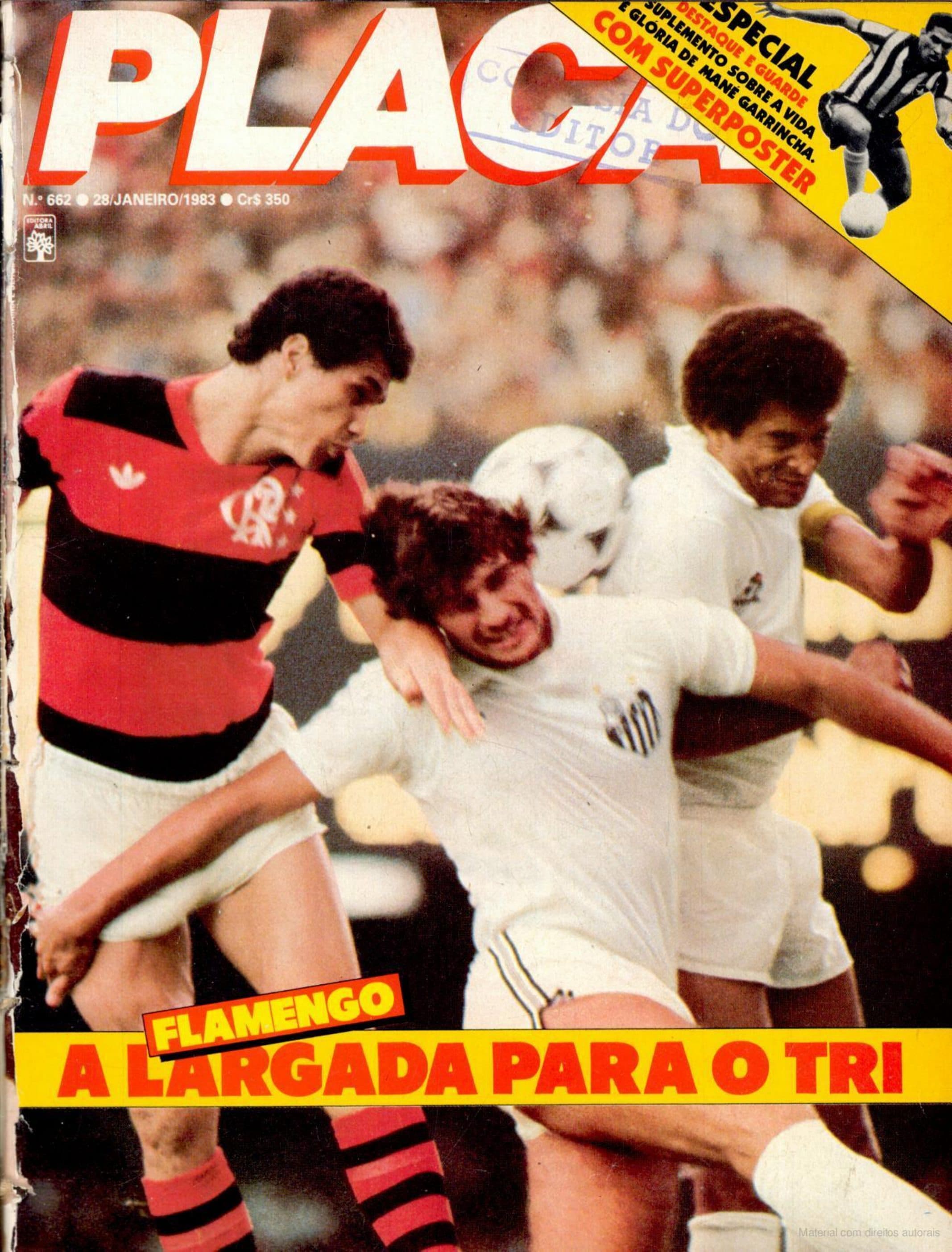 Capa da edição Flamengo a Largada para o Tri da revista PLACAR
