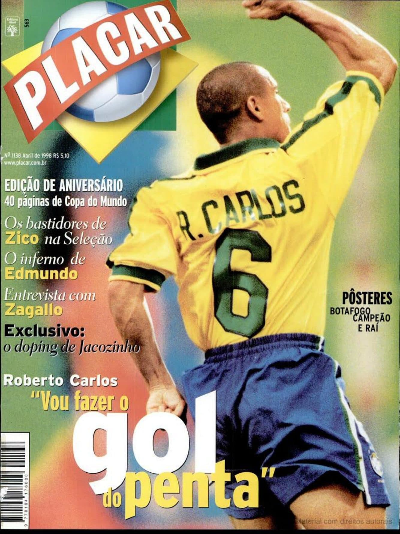 Capa da edição Nº 1138 da revista PLACAR