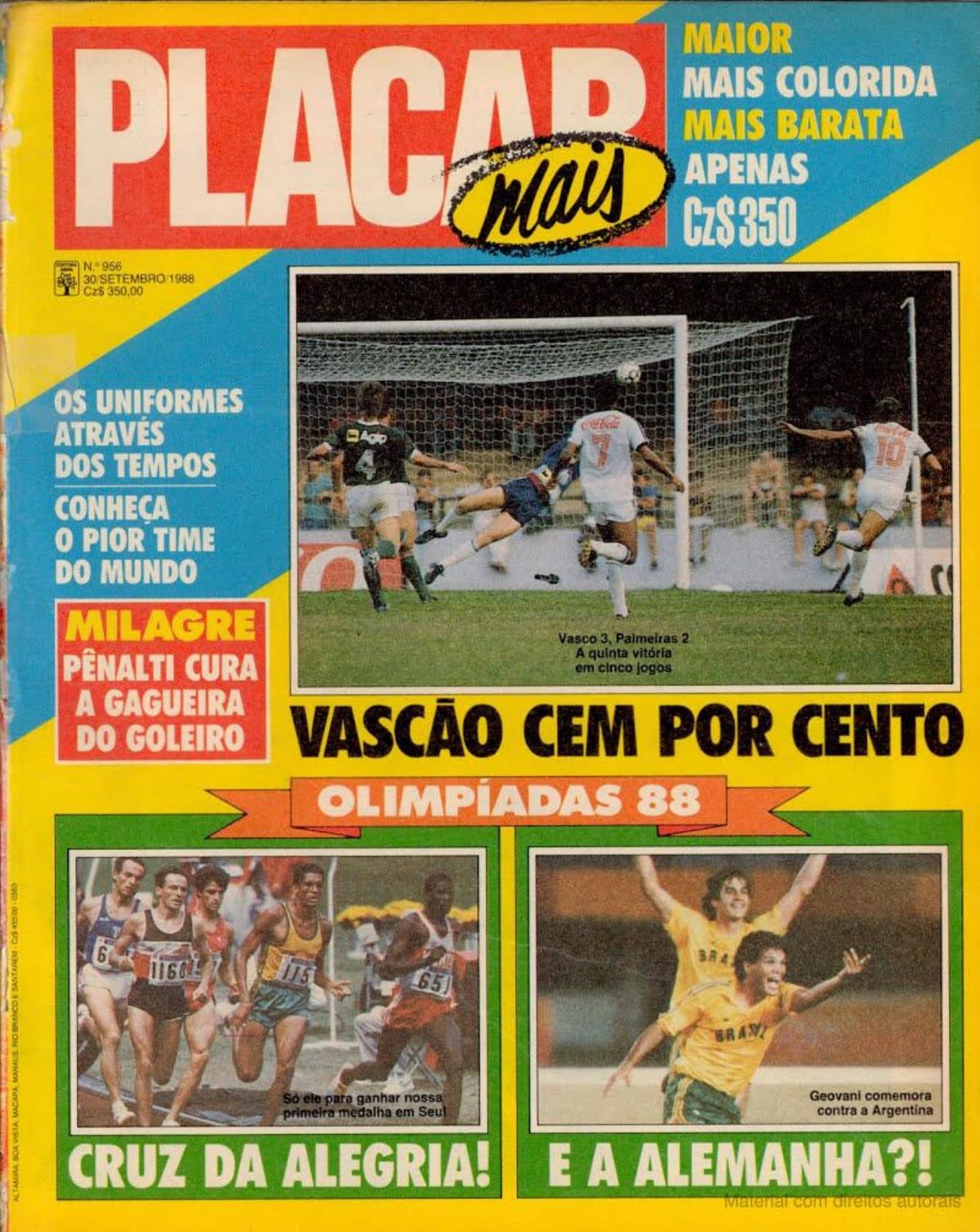 Capa da edição Nº 956 da revista PLACAR