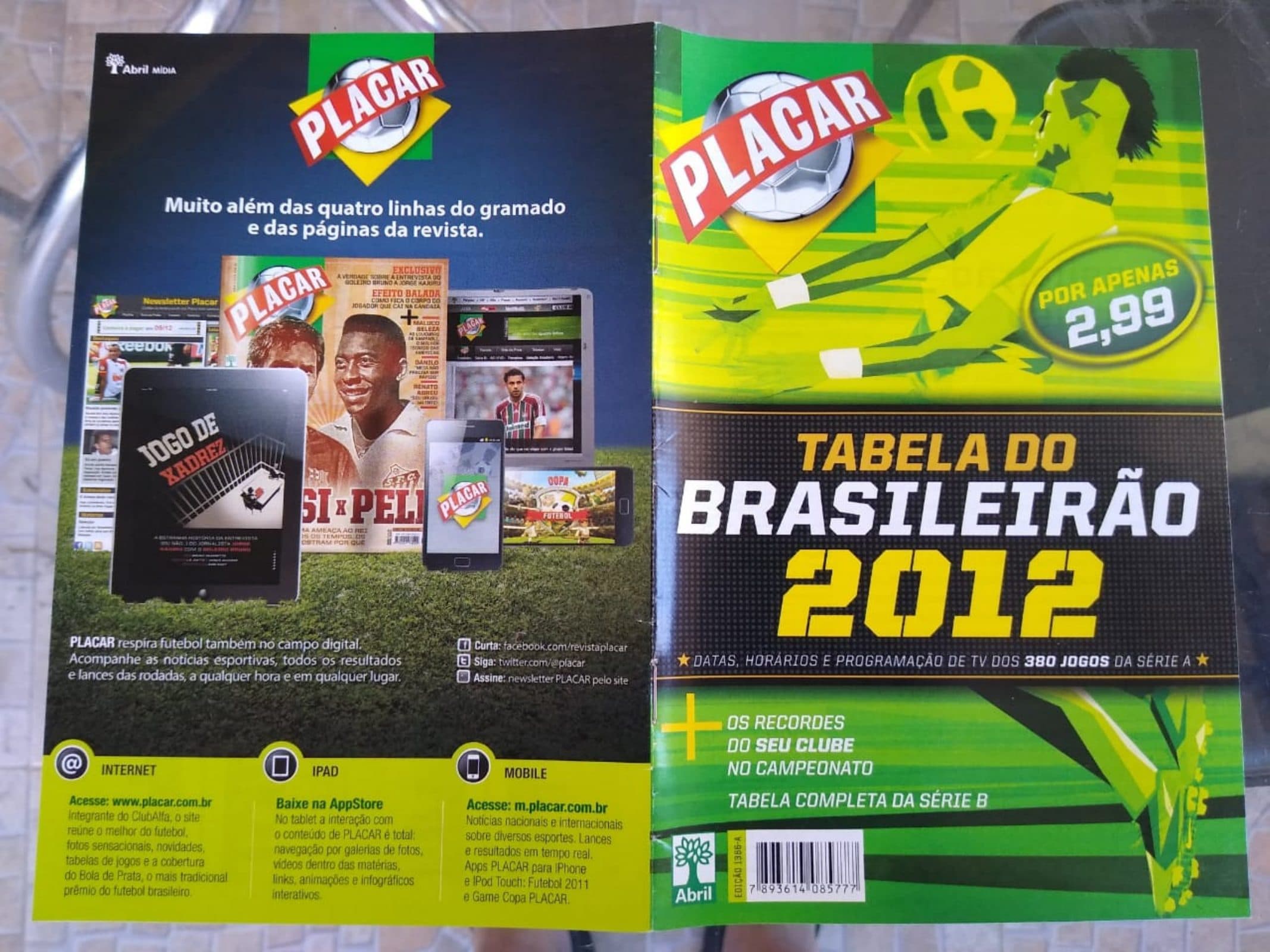 Capa da edição Nº 1366A da revista PLACAR