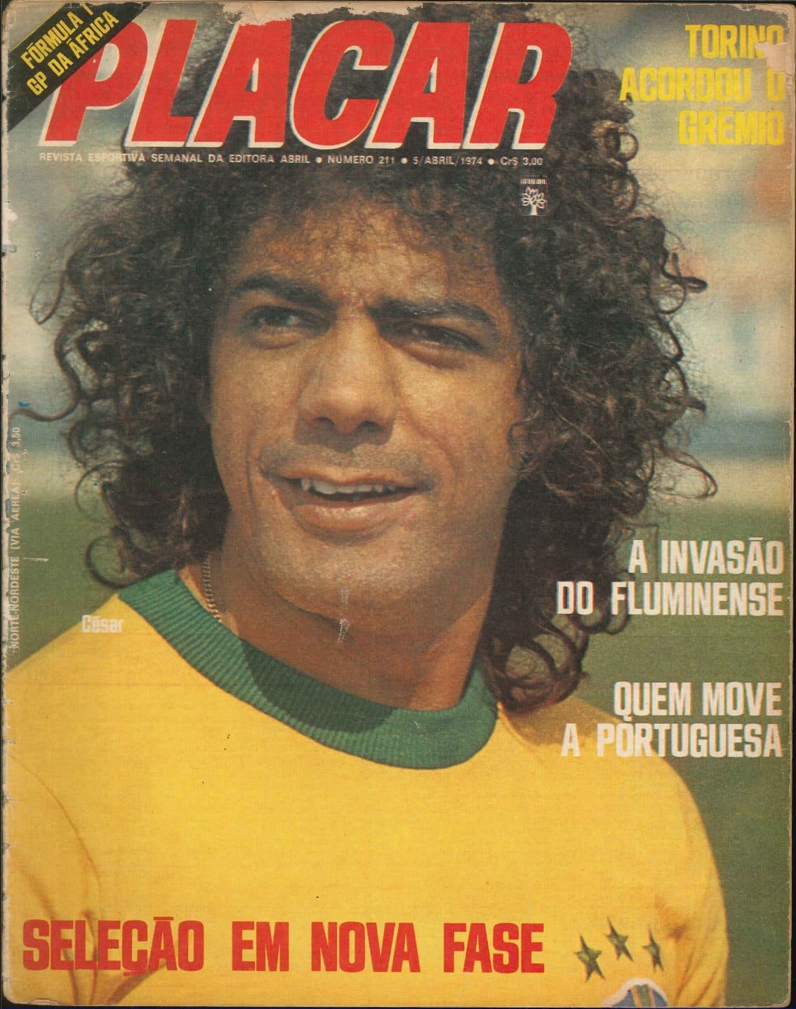 Capa da edição Seleção em Nova Fase da revista PLACAR