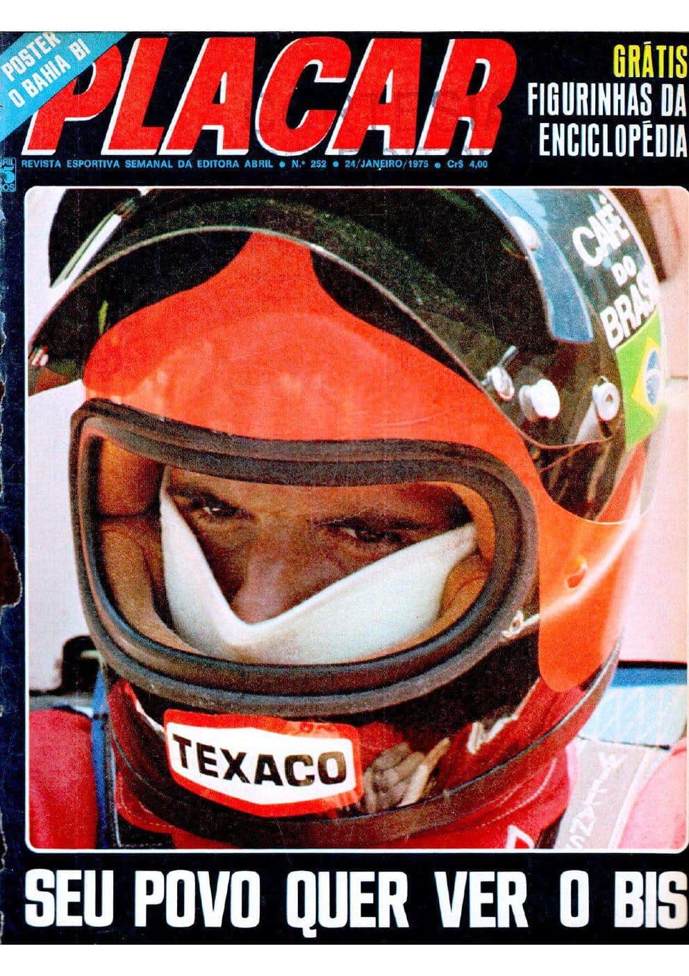 Capa da edição Seu povo quer ver o bis da revista PLACAR