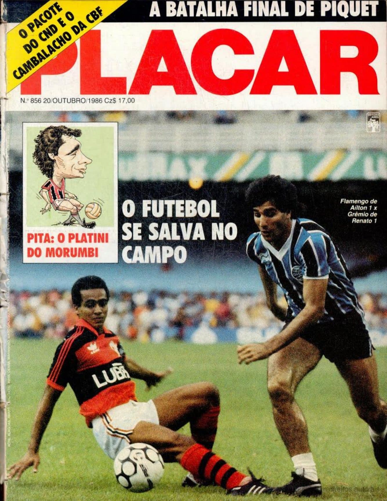 Capa da edição O pacote do CND e o cambalacho da CBF da revista PLACAR