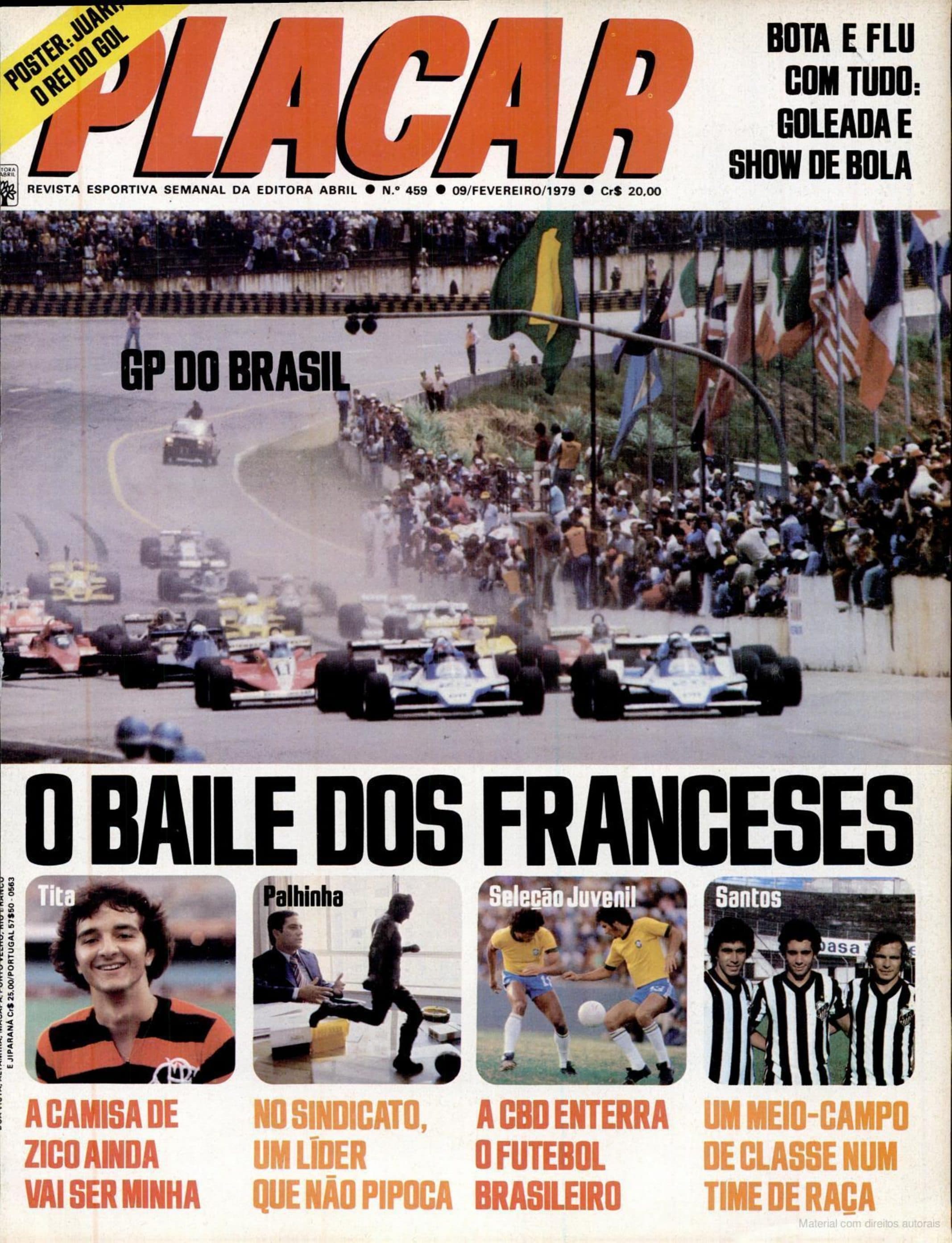 Capa da edição O Baile dos Franceses da revista PLACAR