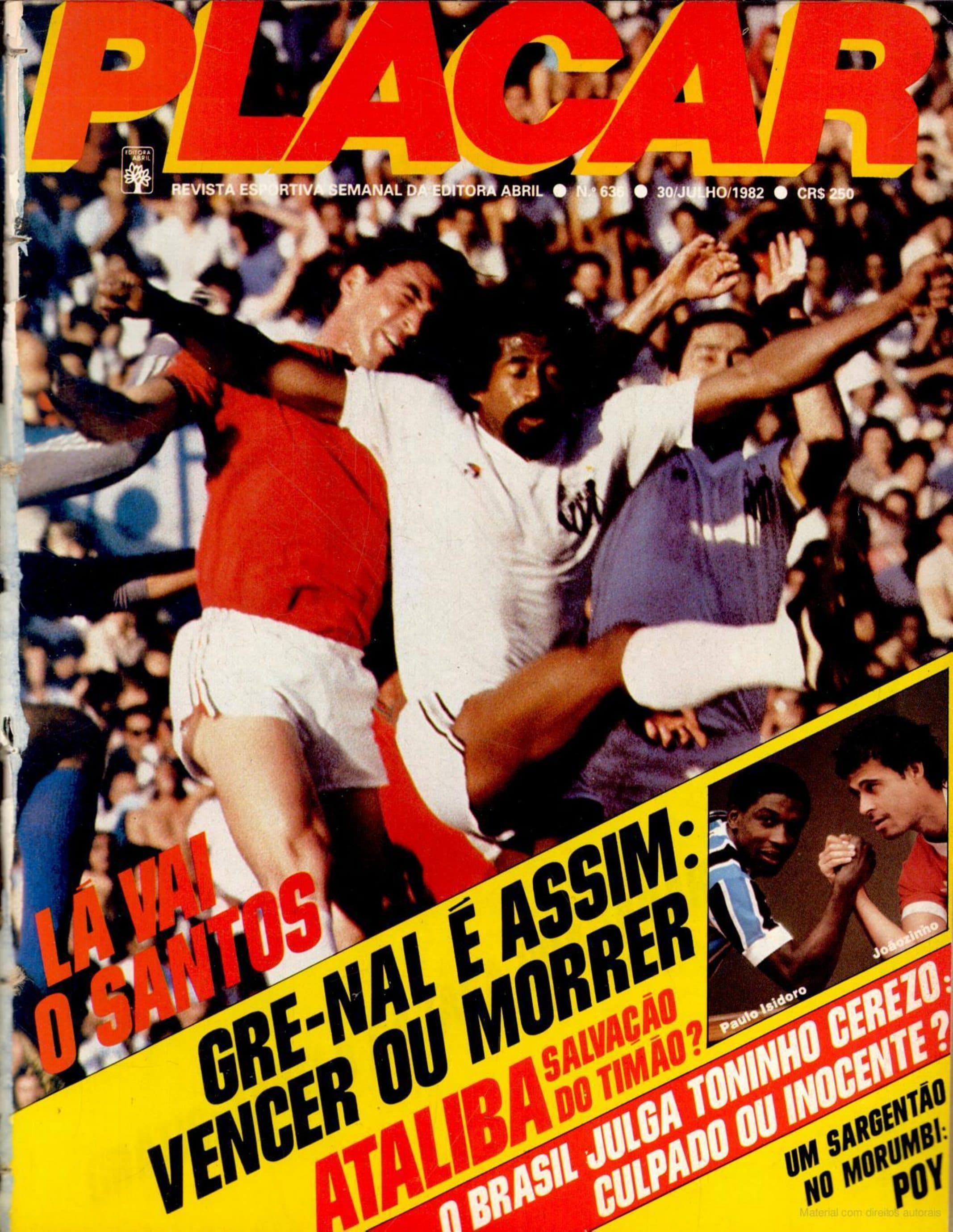 Capa da edição Nº 636 da revista PLACAR