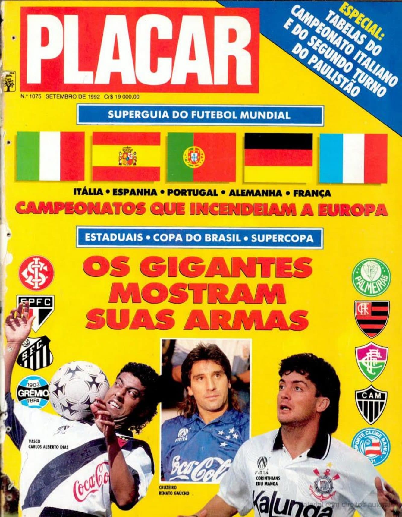 Capa da edição Nº 1075 da revista PLACAR