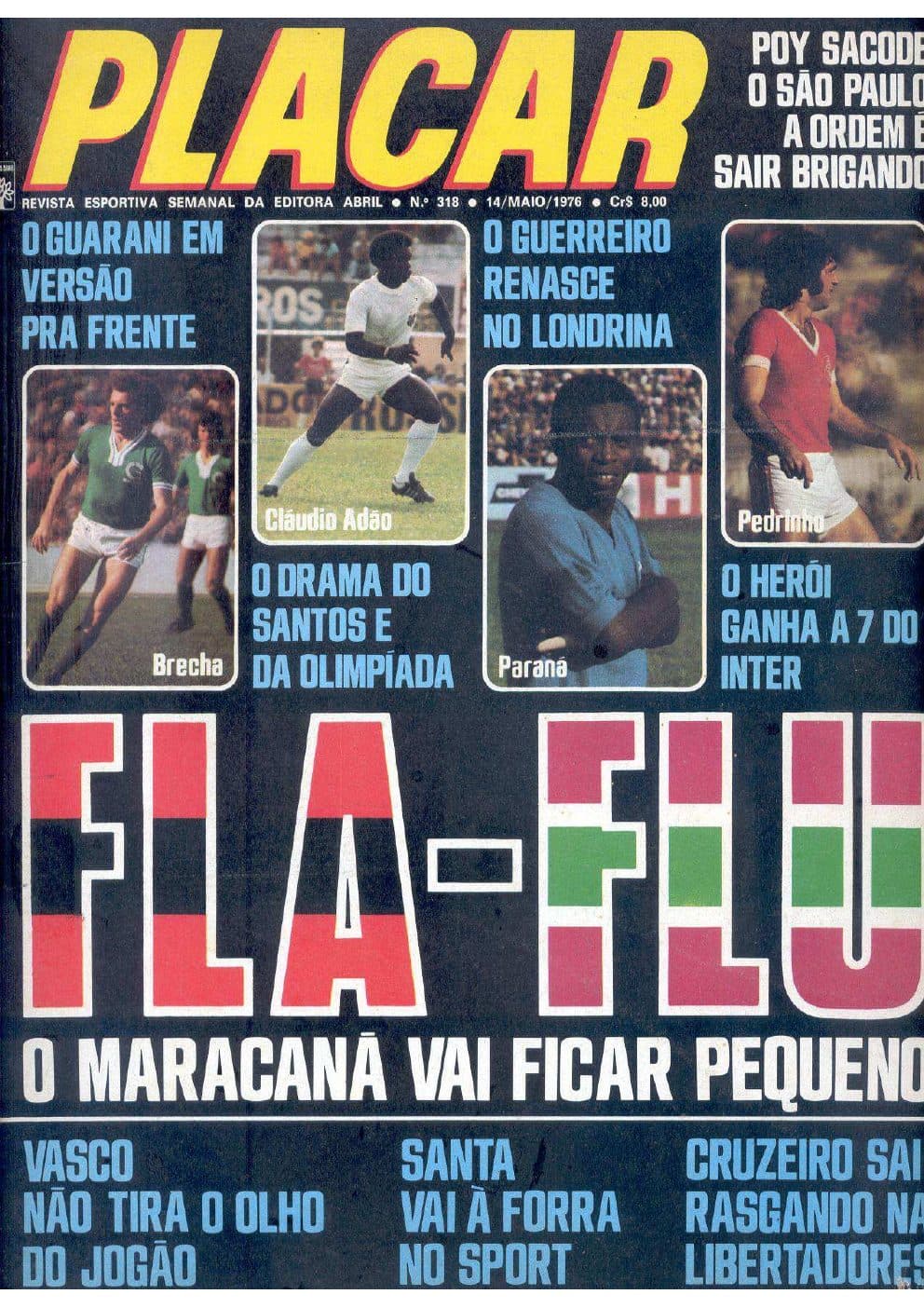 Capa da edição (R) da revista PLACAR