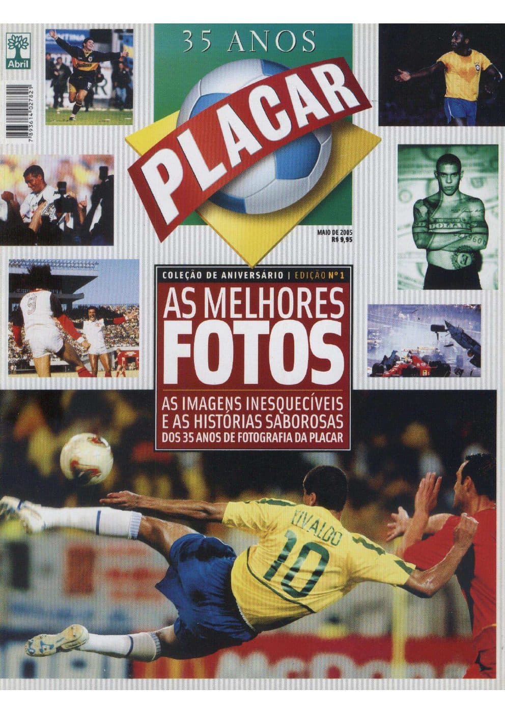Capa da edição 35 Anos — Nº 1 da revista PLACAR