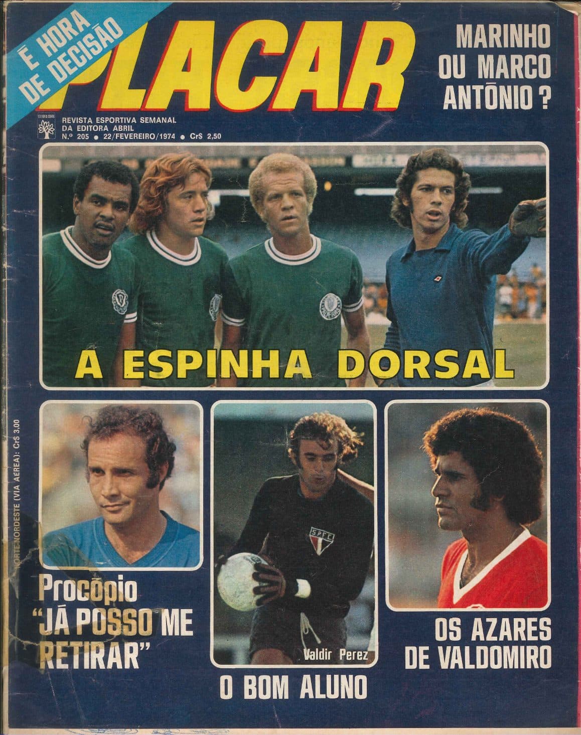 Capa da edição A Espinha Dorsal da revista PLACAR