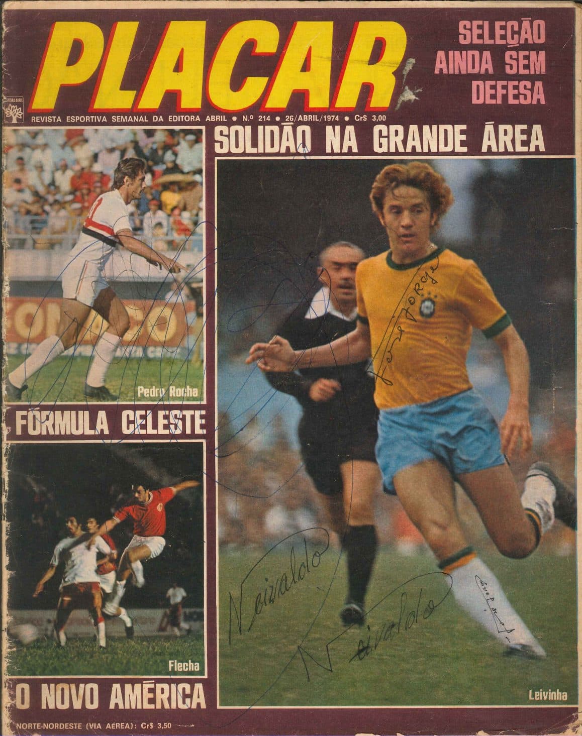 Capa da edição Seleção Ainda Sem Defesa da revista PLACAR