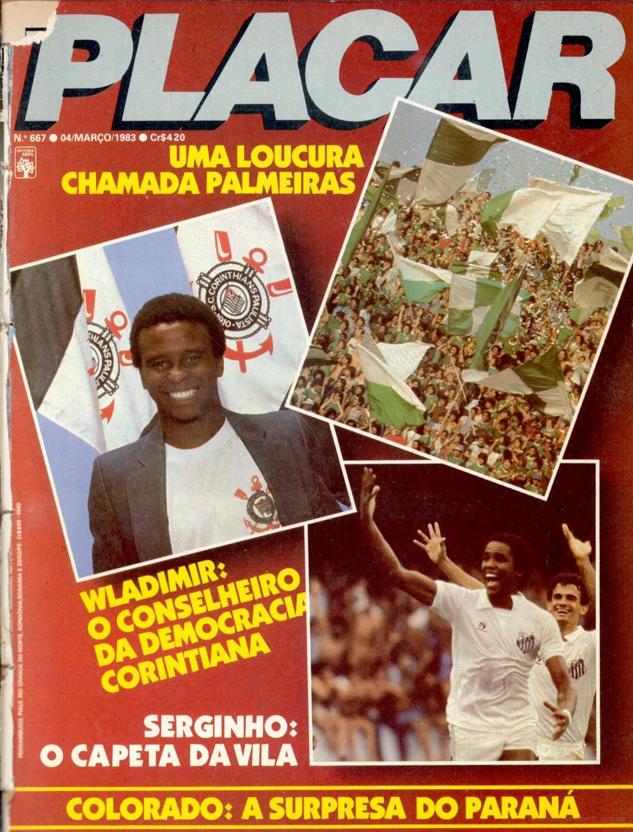 Capa da edição Uma loucura chamada Palmeiras da revista PLACAR