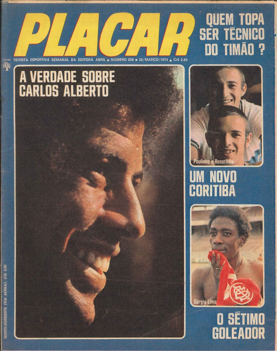 Capa da edição Quem topa ser técnico do Timão? da revista PLACAR