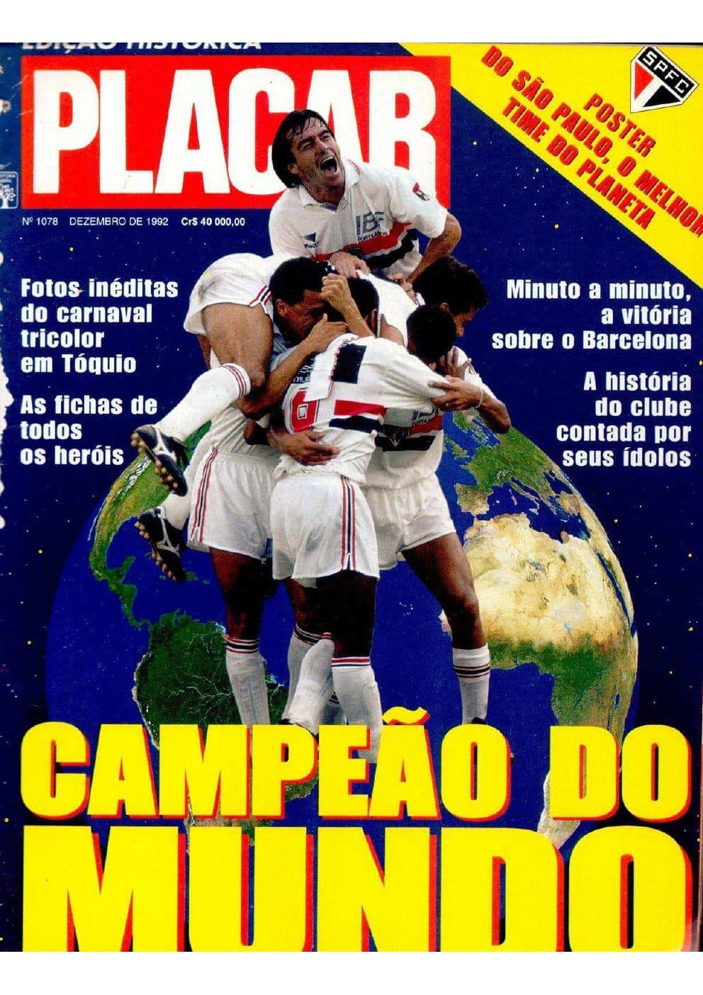 Capa da edição Nº 1078 da revista PLACAR