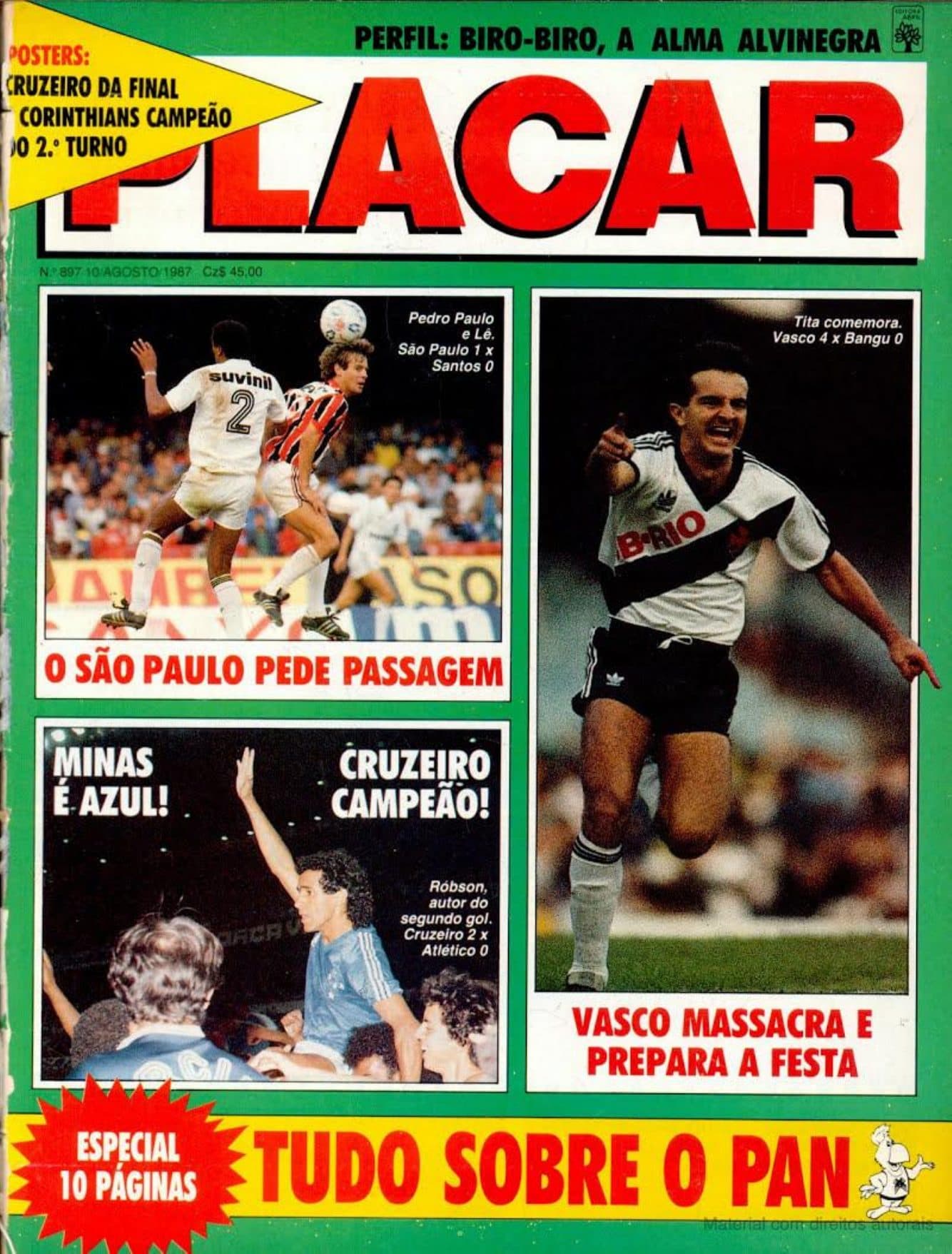Capa da edição O São Paulo Pede Passagem da revista PLACAR
