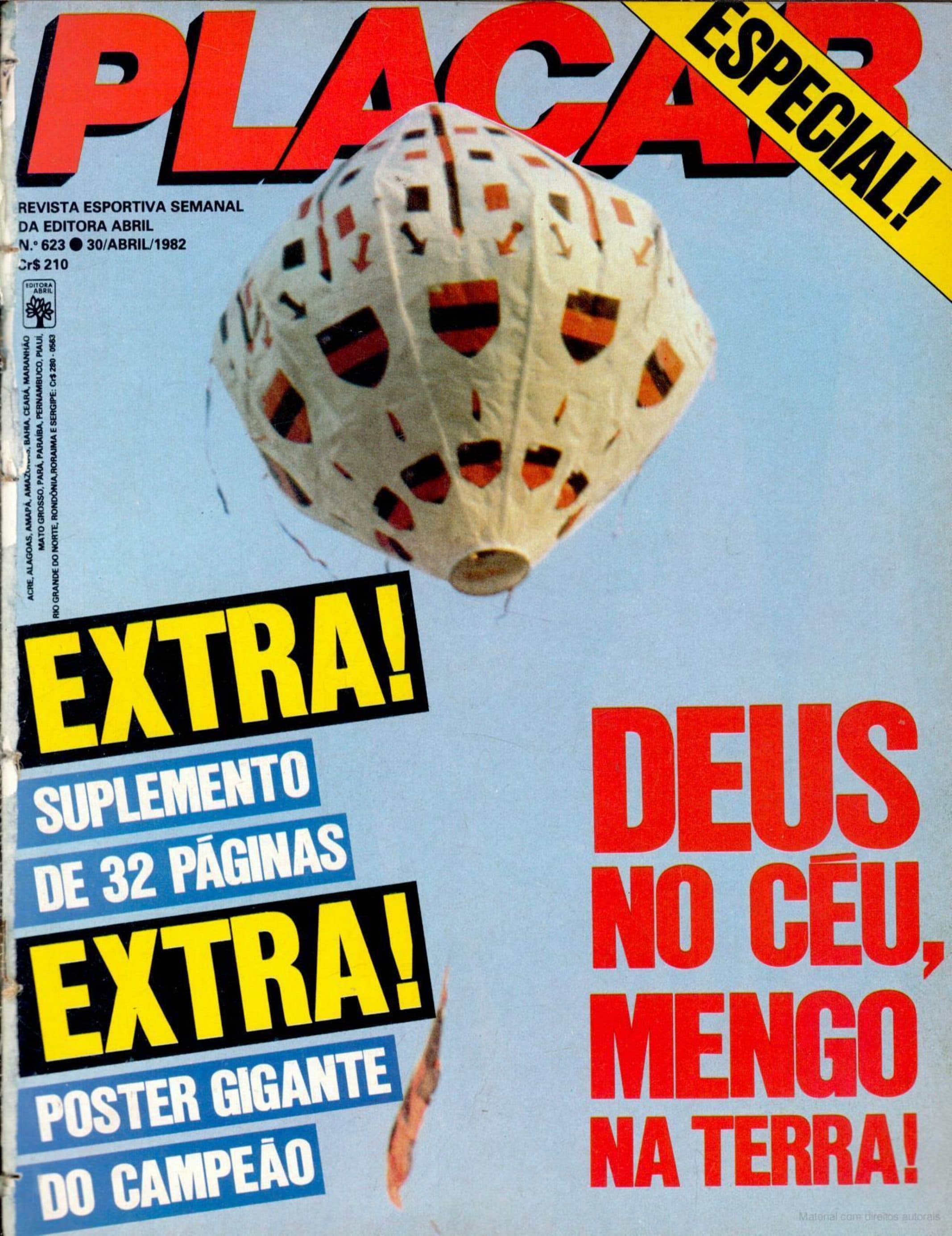 Capa da edição Nº 623 da revista PLACAR