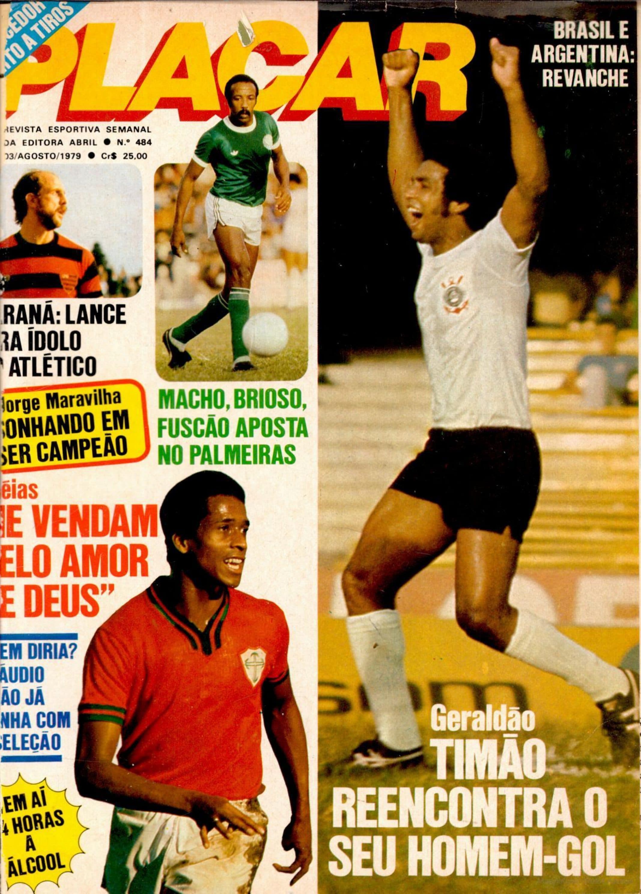 Capa da edição Brasil e Argentina: Revanche da revista PLACAR