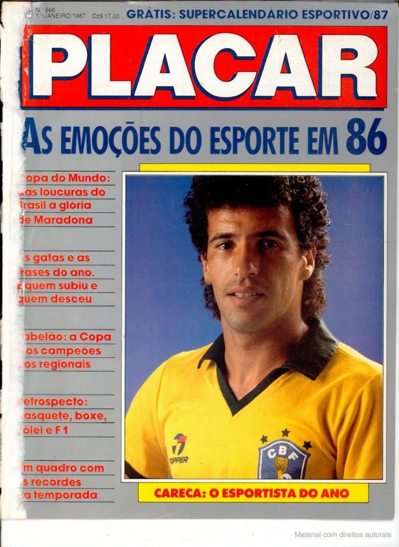 Capa da edição RETROSPECTIVA da revista PLACAR