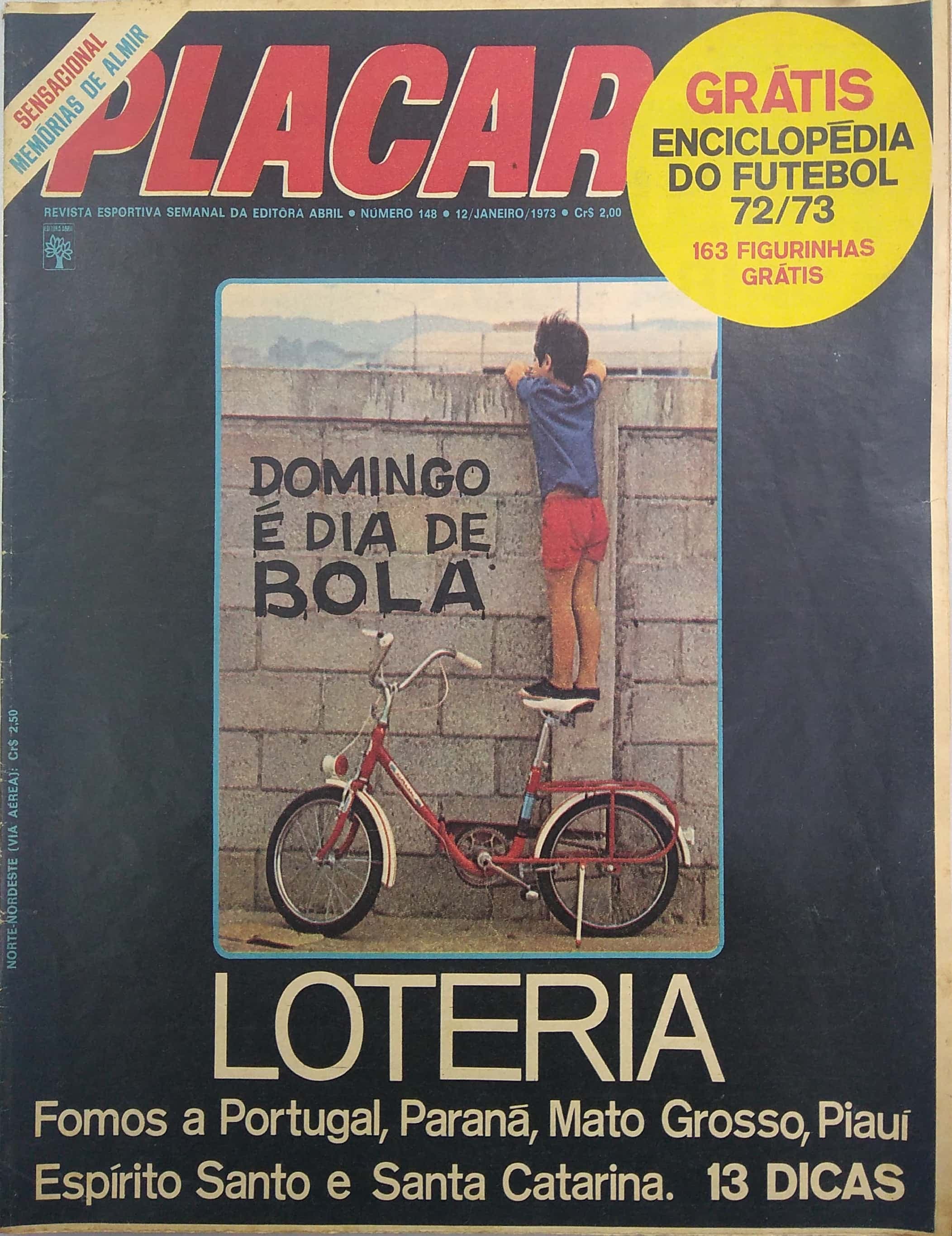 Capa da edição Loteria da revista PLACAR